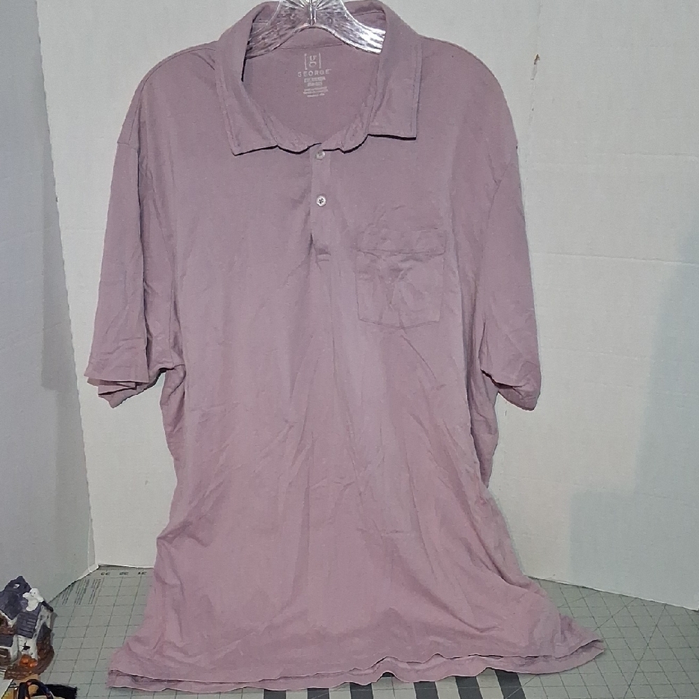 George Men's Lavender Polo Shirt